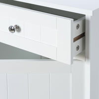 Mueble Auxiliar Blanco con 1 Cajon y 1 Puerta 43x34x77 cm