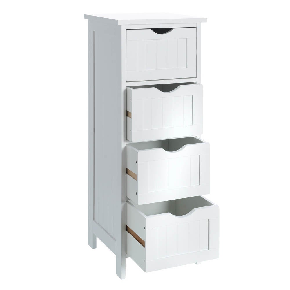 Cajonera blanca de madera