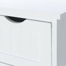 Cajonera blanca de madera