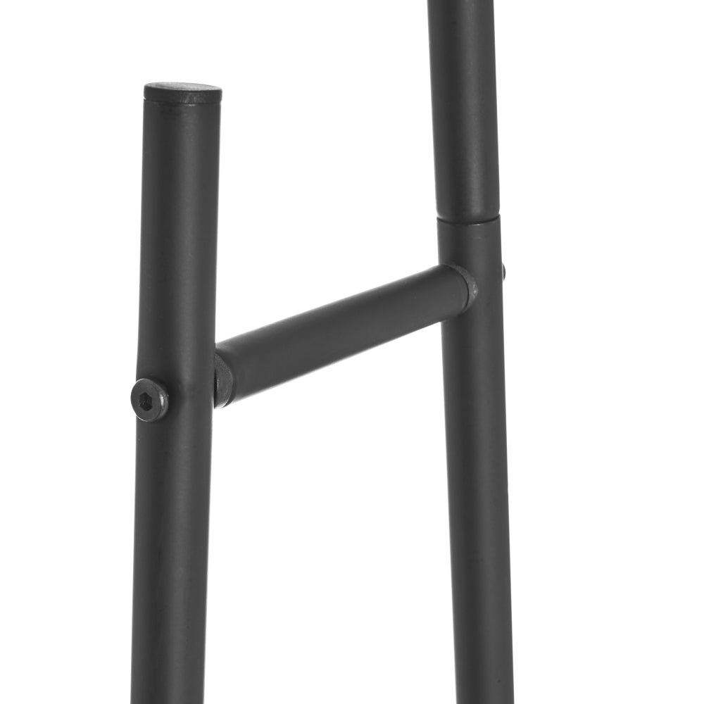 Perchero de pie negro