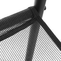 Perchero de pie negro