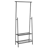 Perchero de pie negro 