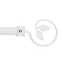 Barra cortina extensible blanca de 160 a 300 cm