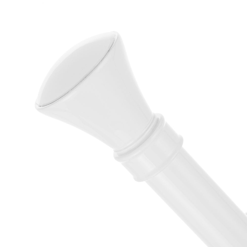 Barra cortina extensible blanca de 160 a 300 cm