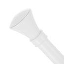 Barra cortina extensible blanca de 160 a 300 cm