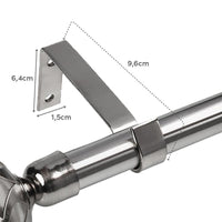 Barra cortina extensible de 122 a 211 cm