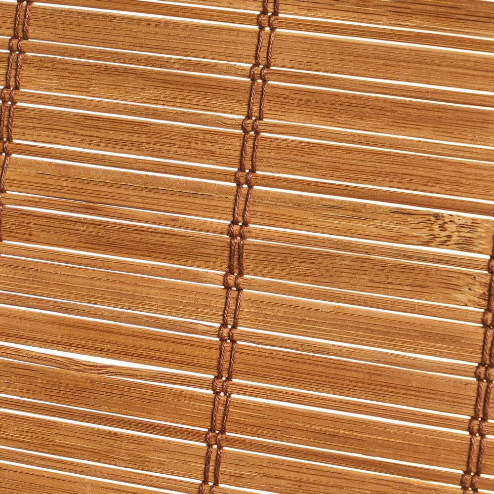Estor enrollable de láminas de bambú natural de 120x180 cm