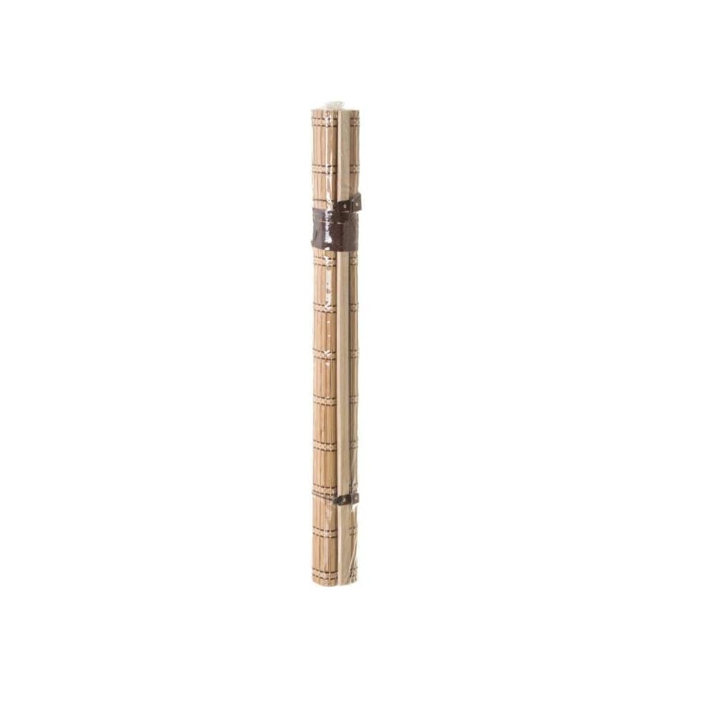 Estor enrollable de láminas de bambú natural de 140x180 cm