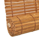 Estor enrollable de láminas de bambú natural de 140x180 cm