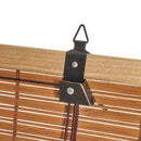 Estor enrollable de láminas de bambú natural de 140x180 cm