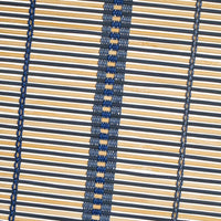 Estor enrollable de láminas azul de bambú de 140x180 cm