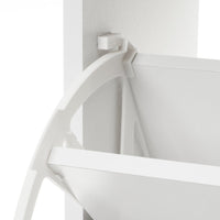 Zapatero de madera blanco