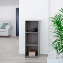 Estantería cubo con 2 estantes gris