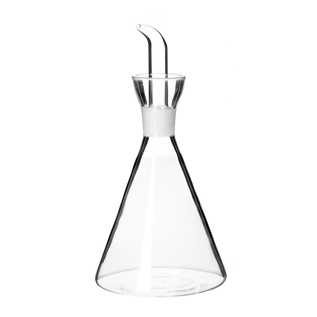 Aceitera antigoteo transparente de vidrio borosilicato 500 ml