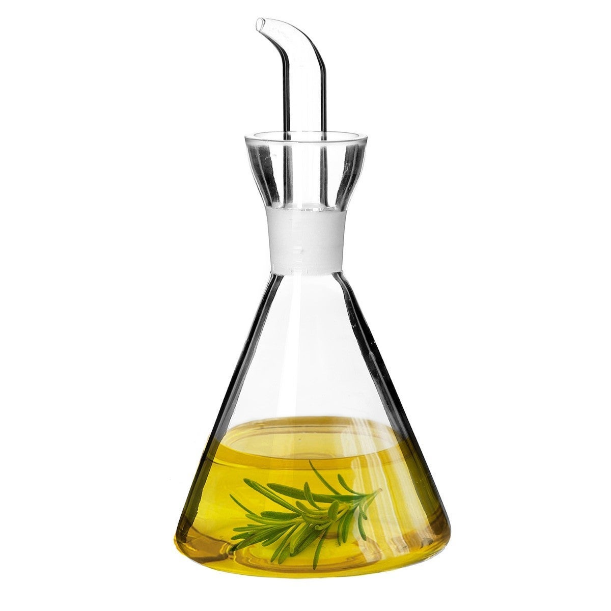 Aceitera antigoteo transparente de vidrio borosilicato 500 ml