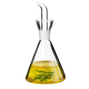 Aceitera antigoteo transparente de vidrio borosilicato 500 ml