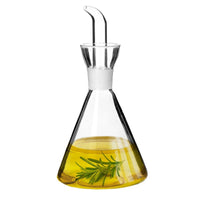 Aceitera antigoteo transparente de vidrio borosilicato 500 ml