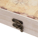 Tapa contador Mapa Antiguo de madera