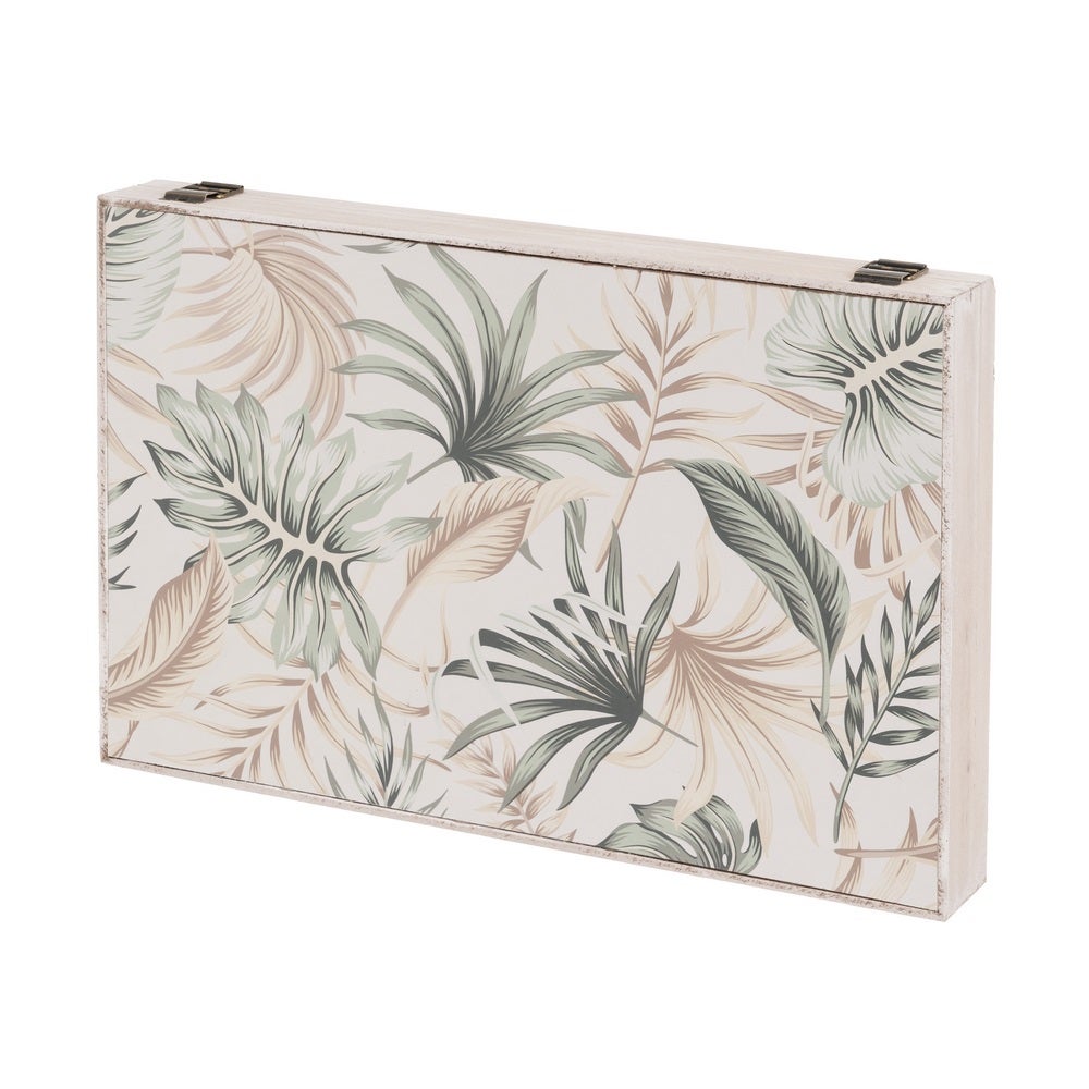 Tapa contador Hojas Tropicales de madera