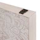 Tapa contador Mandala Beige de madera de 46x31 cm