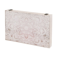 Tapa contador Mandala Beige de madera de 46x31 cm