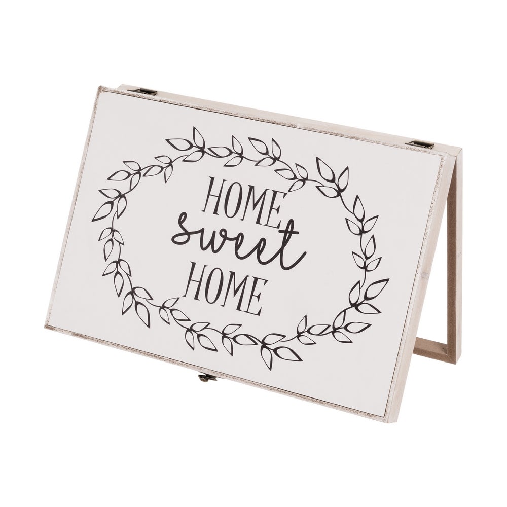 Tapa contador Home Sweet Home de madera