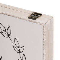 Tapa contador Home Sweet Home de madera