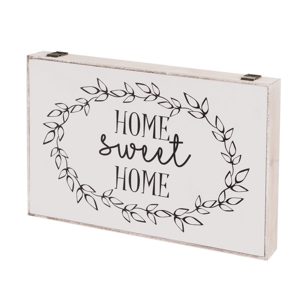 Tapa contador Home Sweet Home de madera