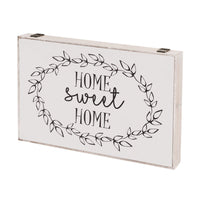 Tapa contador Home Sweet Home de madera