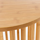 Mesita auxiliar de bambú natural