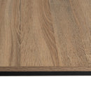 Mesa de centro de madera negro y natural