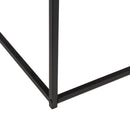 Mesa de centro de madera negro y natural