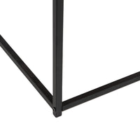 Mesa de centro de madera negro y natural