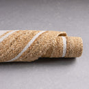 Alfombra redonda de yute natural de 90cm