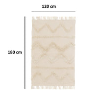 Alfombra de algodón natural beige