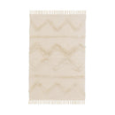Alfombra de algodón natural beige