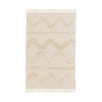 Alfombra de algodón natural beige