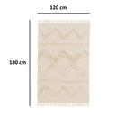 Alfombra de algodón natural beige