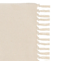 Alfombra de algodón natural beige