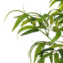 Planta artificial de bambú verde en maceta plástico 147 cm