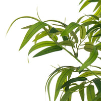 Planta artificial de bambú verde en maceta plástico 147 cm