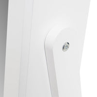 Joyero blanco de madera con espejo