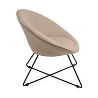 Sillón circular beige