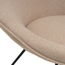 Sillón circular beige