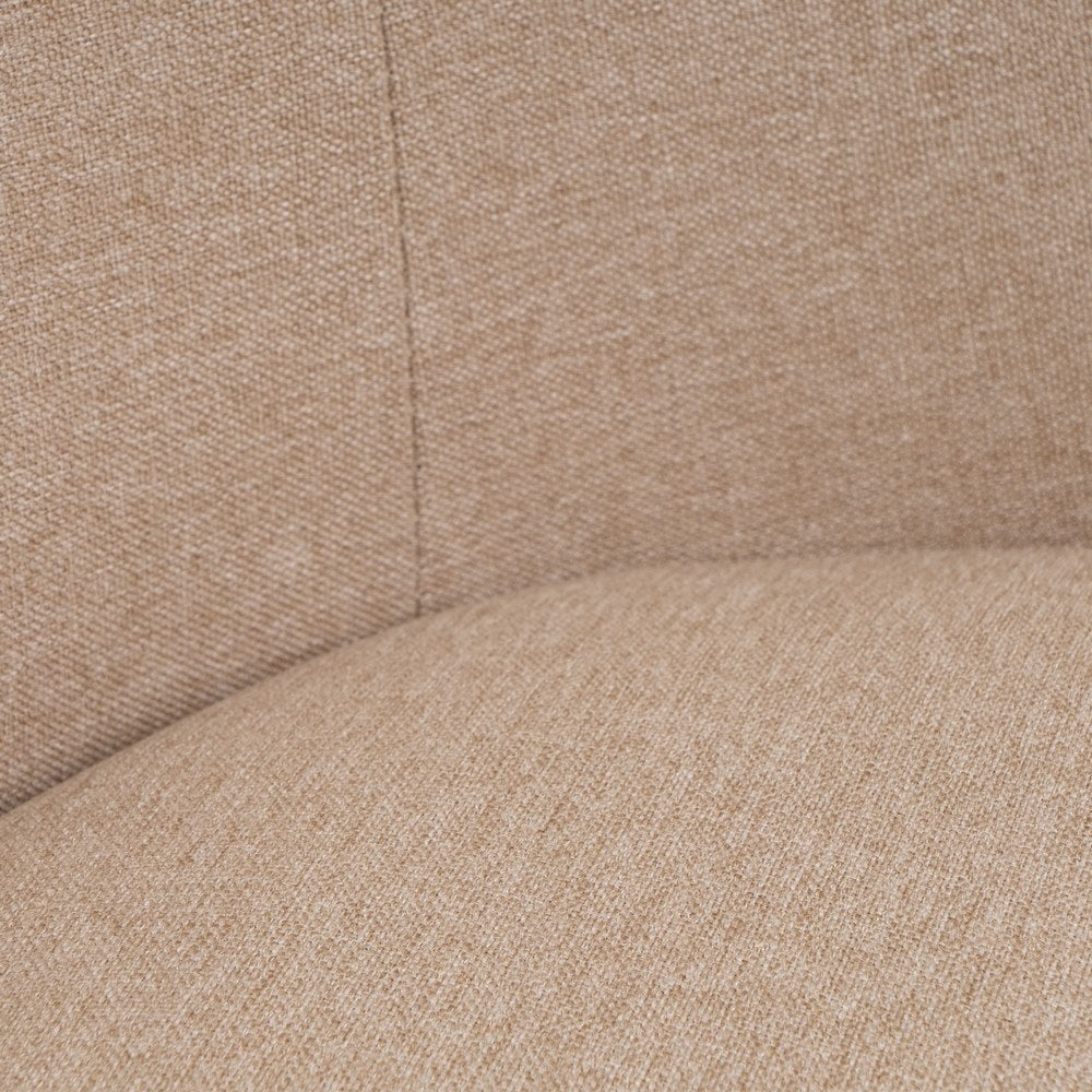 Sillón circular beige