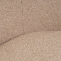 Sillón circular beige