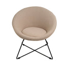 Sillón circular beige