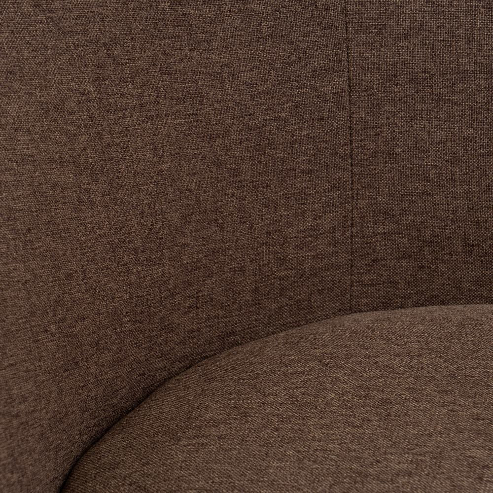 Sillón circular marrón