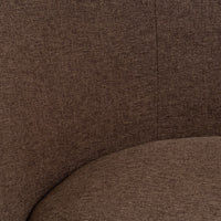 Sillón circular marrón