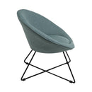 Sillón circular verde